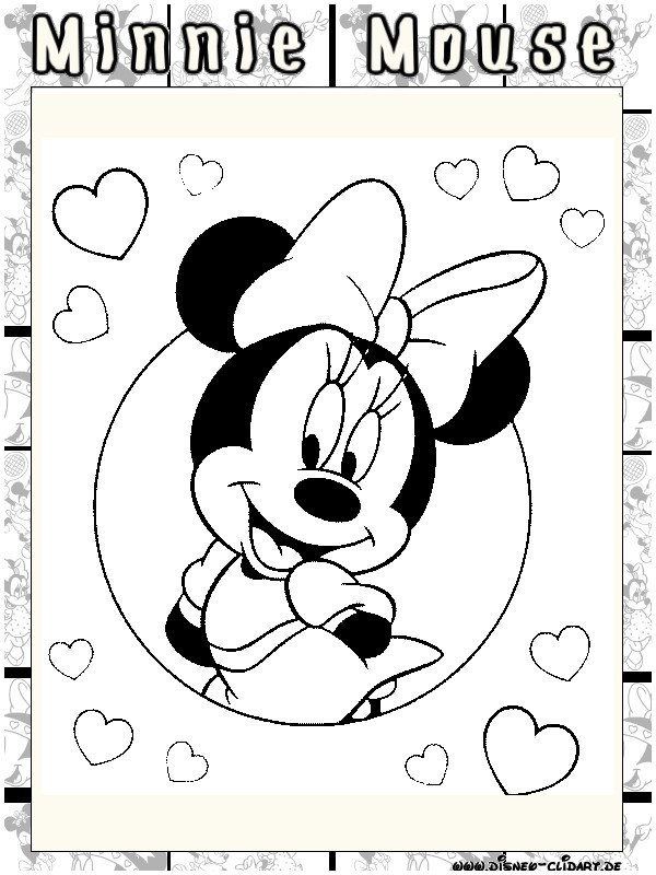 Ausmalbilder Minnie Mouse
 99 Das Beste Von Minnie Mouse Ausmalbild Bilder