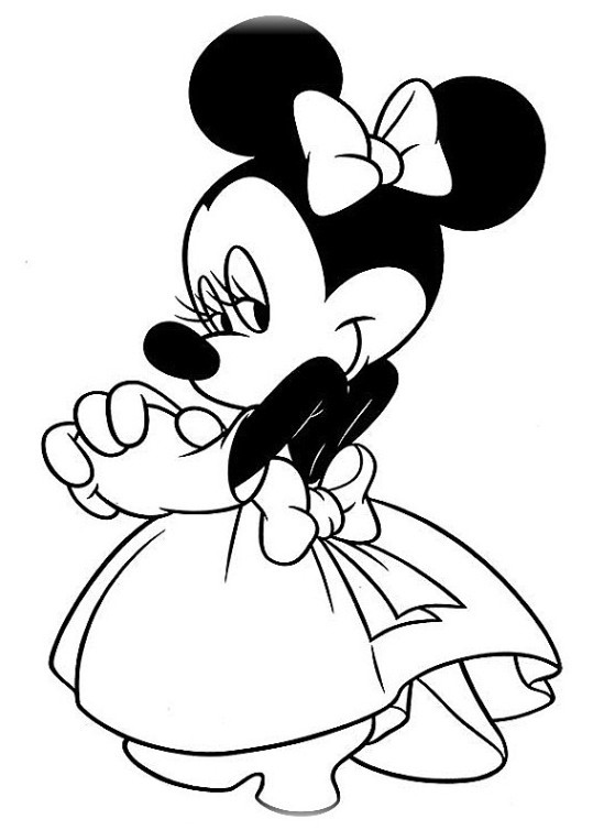 Ausmalbilder Minnie Mouse
 Ausmalbilder minnie maus kostenlos Malvorlagen zum