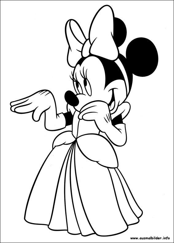Ausmalbilder Minnie Mouse
 Minni Maus malvorlagen Malvorlagen Ausmalbilder