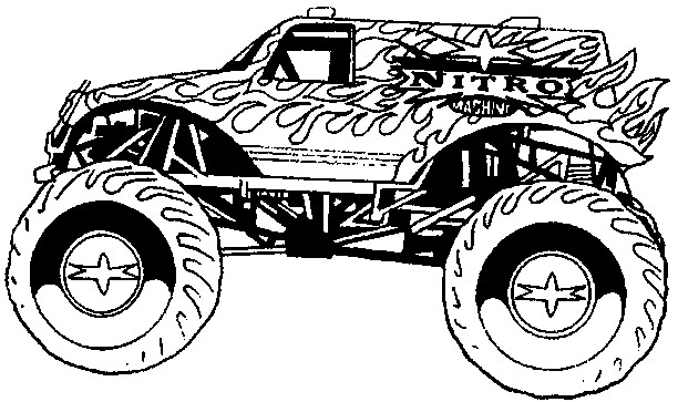 Ausmalbilder Monster Truck
 Monster Truck Coloring Pages Malvorlagen