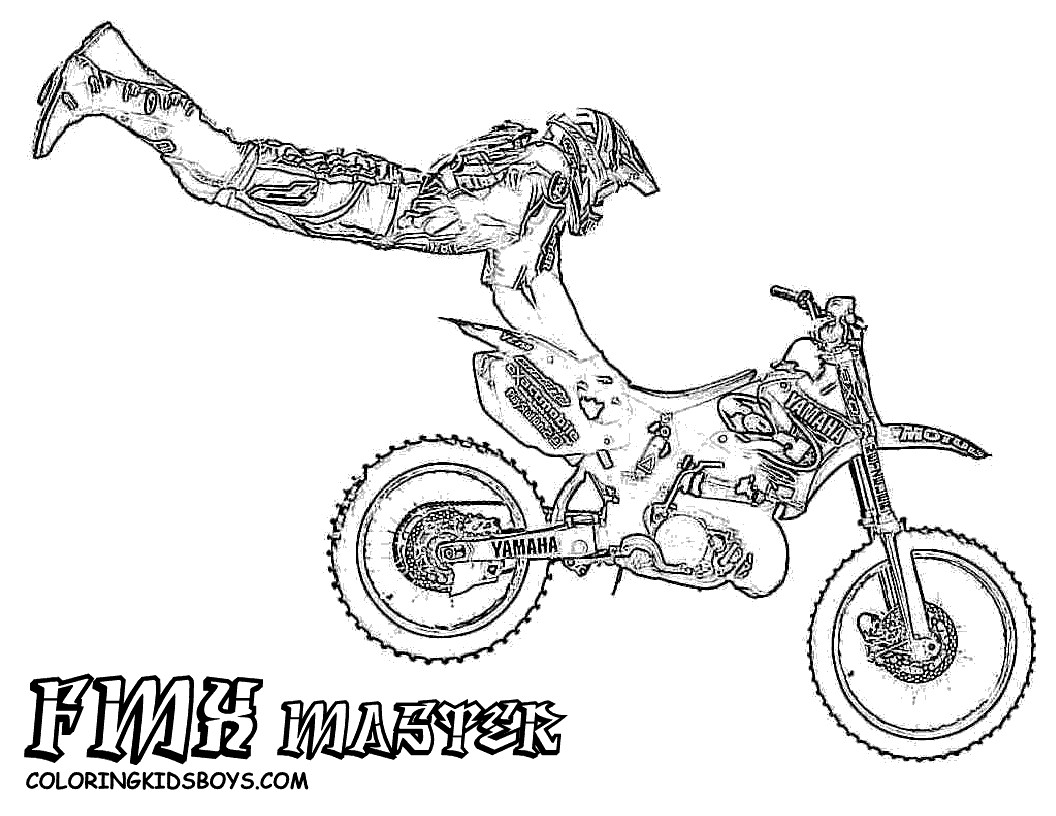 Ausmalbilder Motocross
 Malvorlagen fur kinder Ausmalbilder Motocross kostenlos