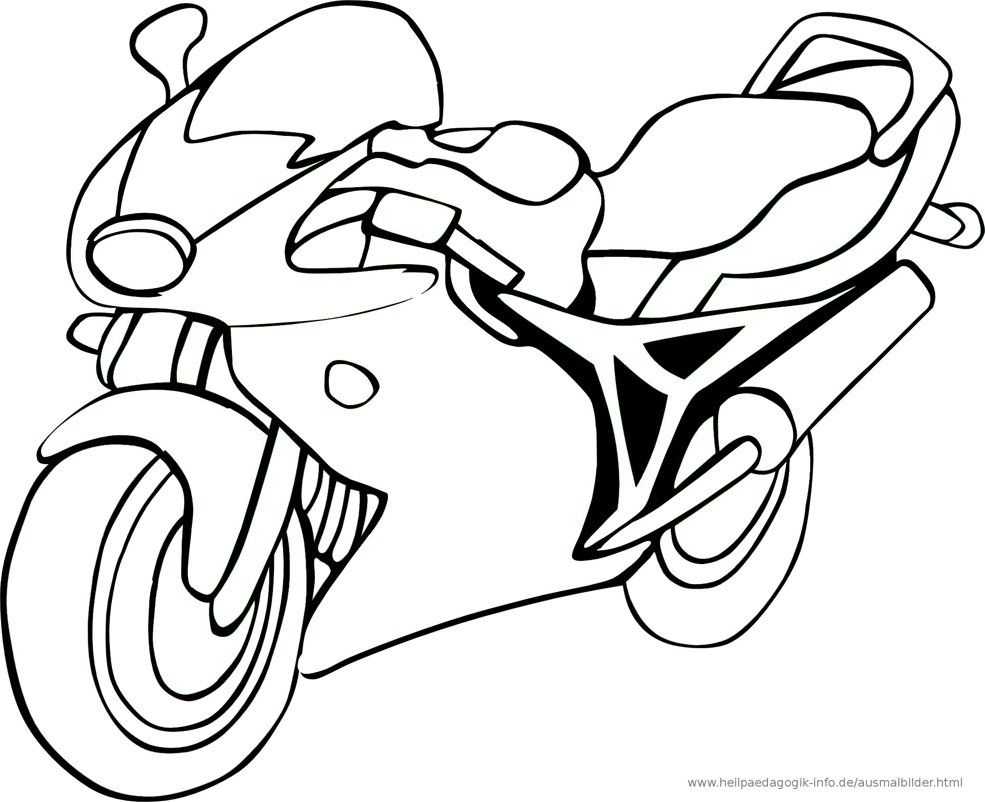 Ausmalbilder Motorrad
 Ausmalbilder Fahrräder und Motorräder