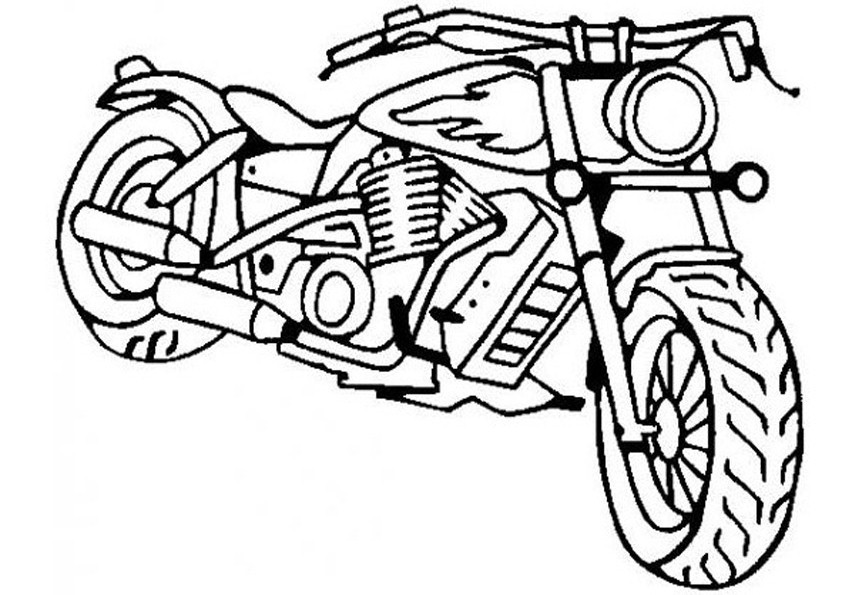 Ausmalbilder Motorrad
 Motorrad ausmalbilder 08