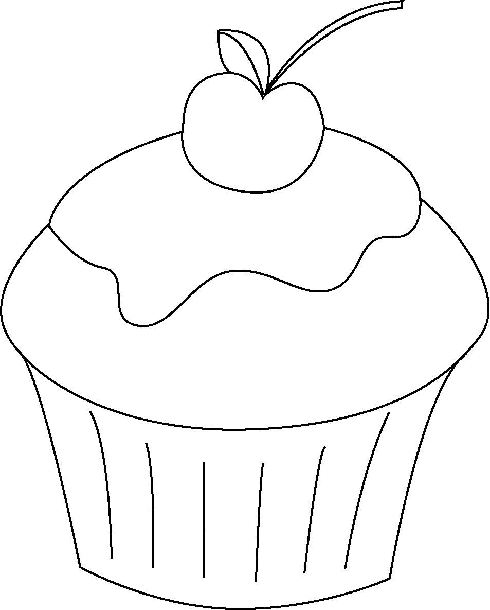 Ausmalbilder Muffin
 Cupcakes