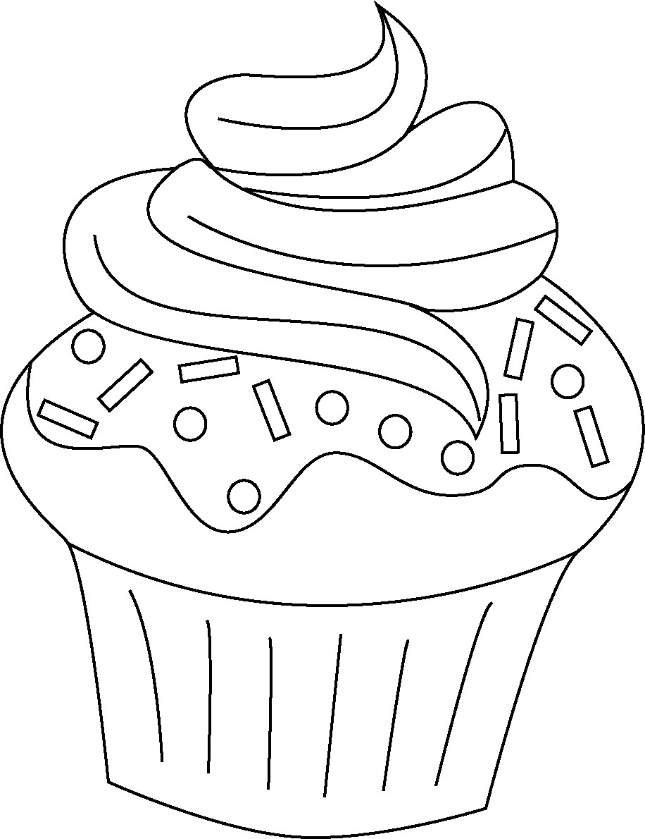 Ausmalbilder Muffin
 Cupcakes