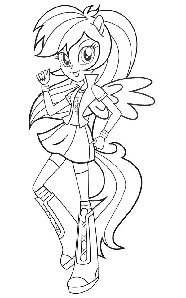 Ausmalbilder My Little Pony Equestria Girl
 Coloriages à imprimer My Little Pony et Equestria Girls