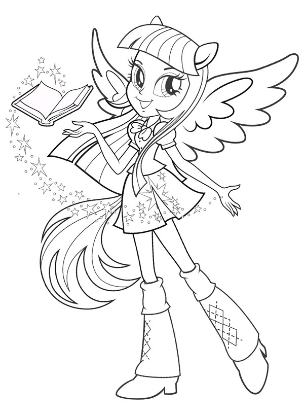 Ausmalbilder My Little Pony Equestria Girl
 Coloriages à imprimer My Little Pony et Equestria Girls