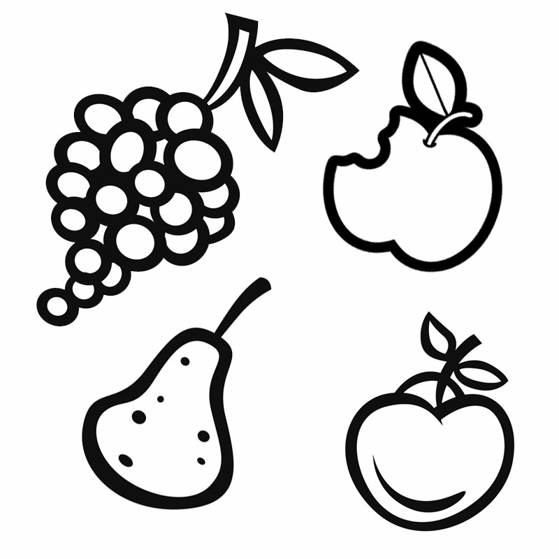 Ausmalbilder Obst
 Kostenlose Ausmalbilder und Malvorlagen Obst und Gemüse