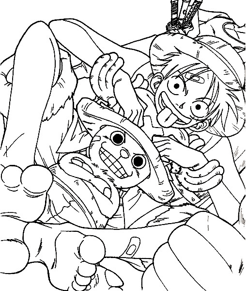 Ausmalbilder One Piece
 e Piece Luffy Coloring Pages Coloring Pages