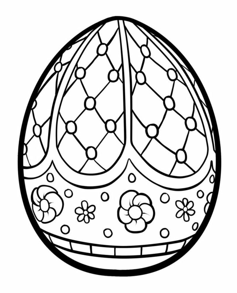 Ausmalbilder Osterei
 Frohe Ostern Bilder zum Ausdrucken – 22 kostenlose Vorlagen