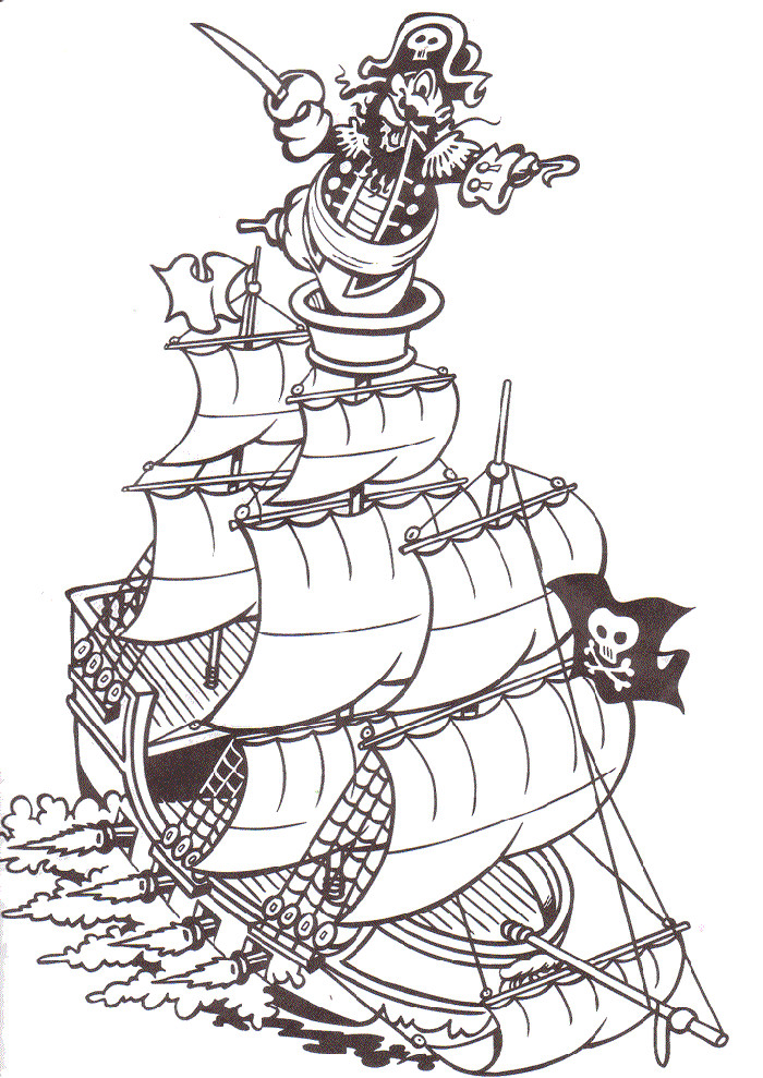 Ausmalbilder Piratenschiff
 KonaBeun zum ausdrucken ausmalbilder piratenschiff