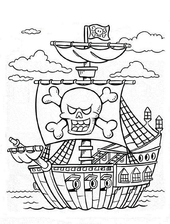 Ausmalbilder Piratenschiff
 Ausmalbilder piratenschiff kostenlos Malvorlagen zum