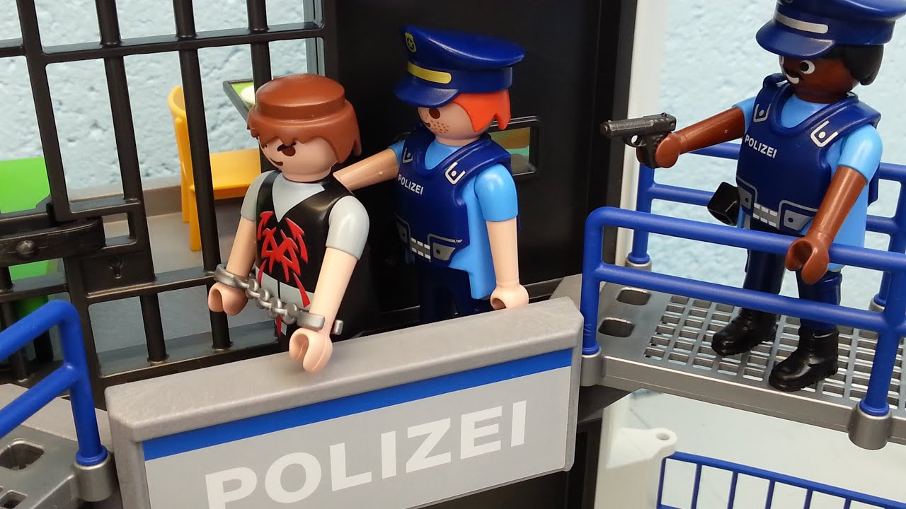 Ausmalbilder Polizei Playmobil
 Ausbruch aus dem Gefängnis Playmobil seratus1 Polizei