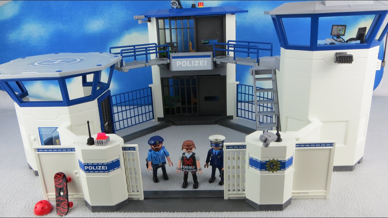 Ausmalbilder Polizei Playmobil
 Playmobil Polizei deutsch Polizeistation