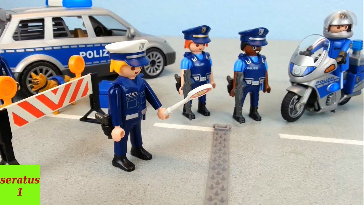 Ausmalbilder Polizei Playmobil
 Video Sammlung Nr 2 Playmobil Polizei Einsätze seratus1