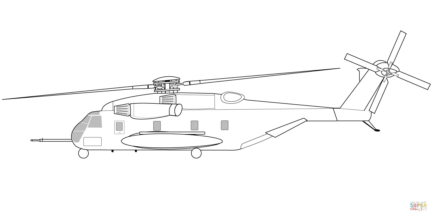 Ausmalbilder Polizeihubschrauber
 Ausmalbild Sikorsky CH 53E Super Stallion Hubschrauber