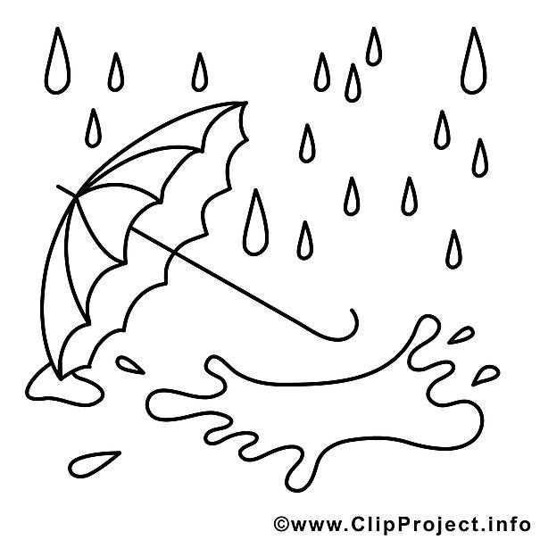 Ausmalbilder Regenschirm
 Regenschirm Herbst Malvorlage zum Ausdrucken