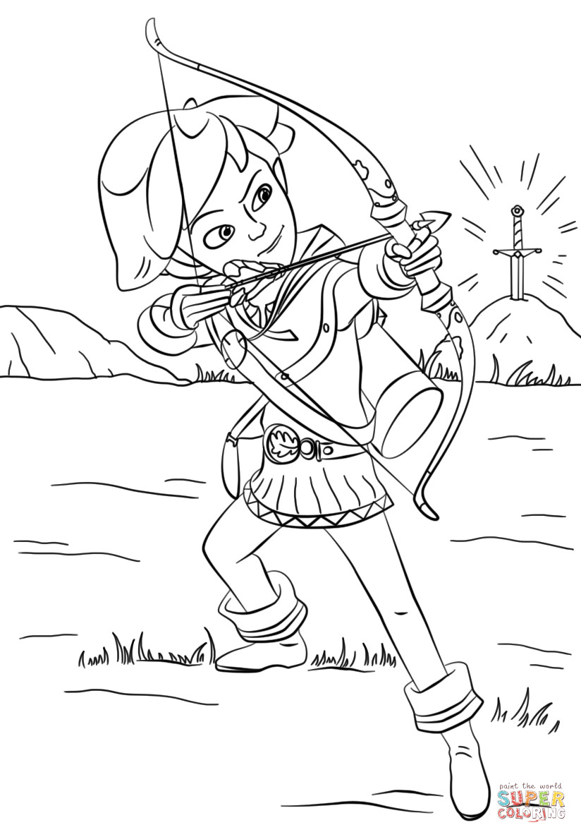 Ausmalbilder Robin Hood
 Robin Hood from Mischief in Sherwood coloring page