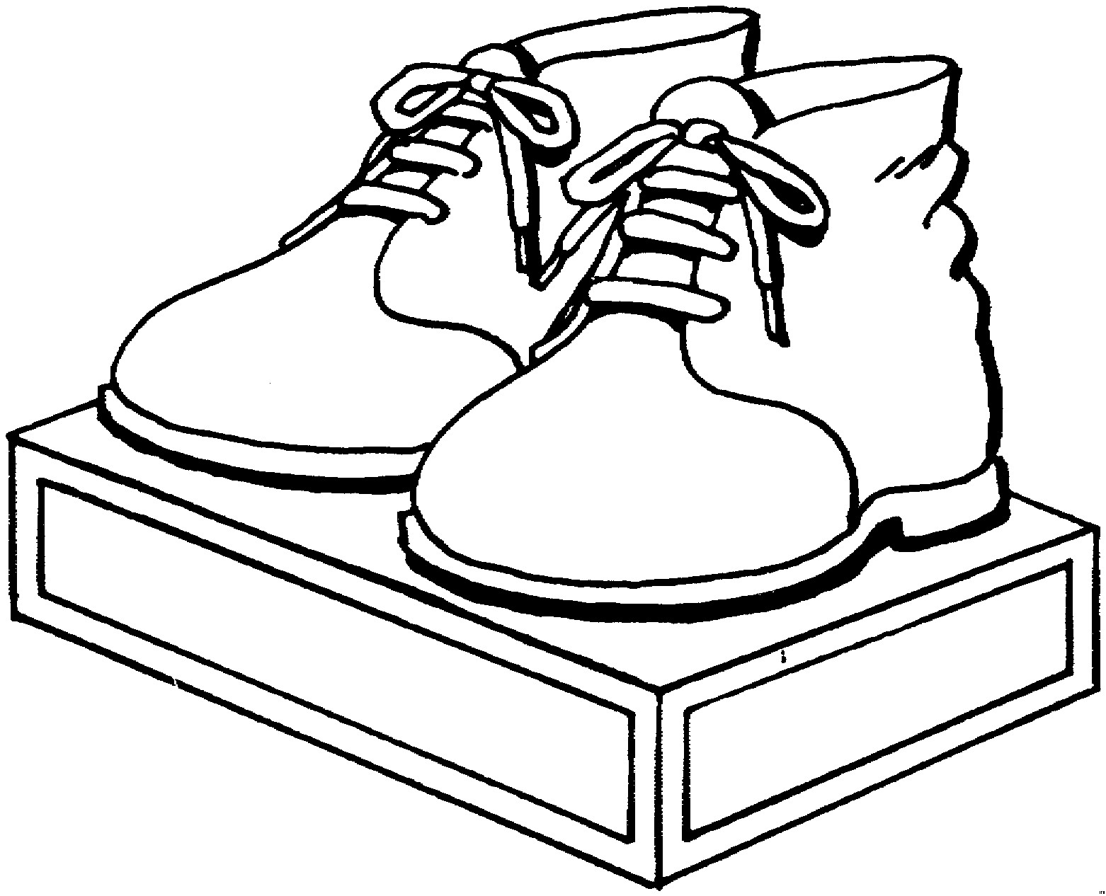 Ausmalbilder Schuhe
 Schuhe 3 Ausmalbild & Malvorlage Kinder