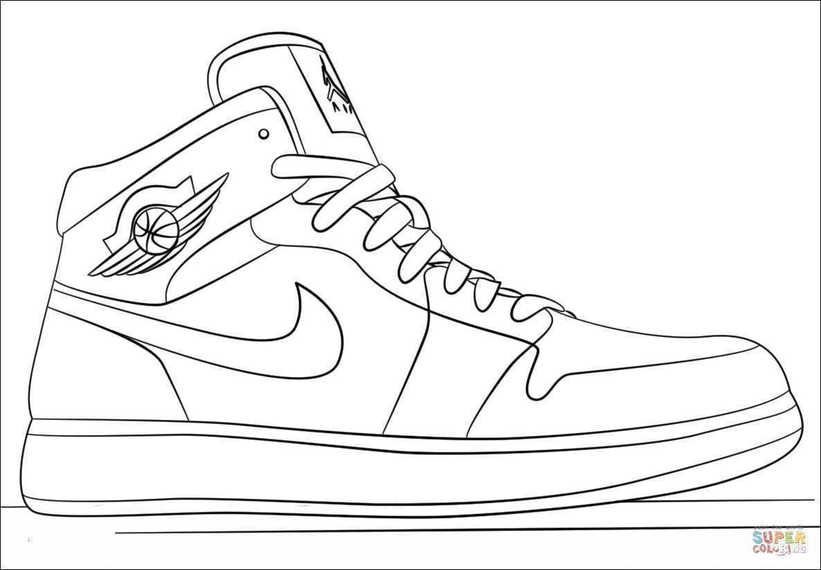 Ausmalbilder Schuhe
 Schuhe Zeichnen Von Der Seite Abbild Ausmalbild Nike