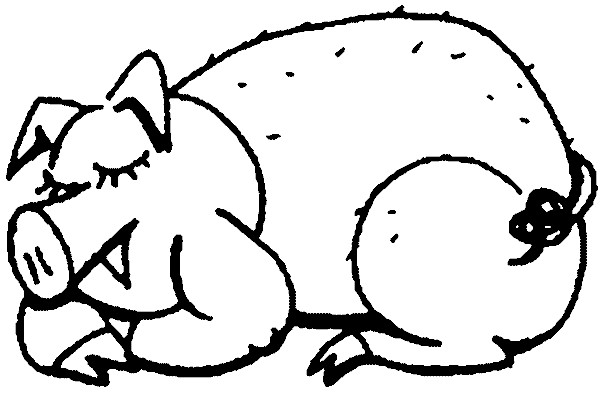 Ausmalbilder Schweine
 Schwein