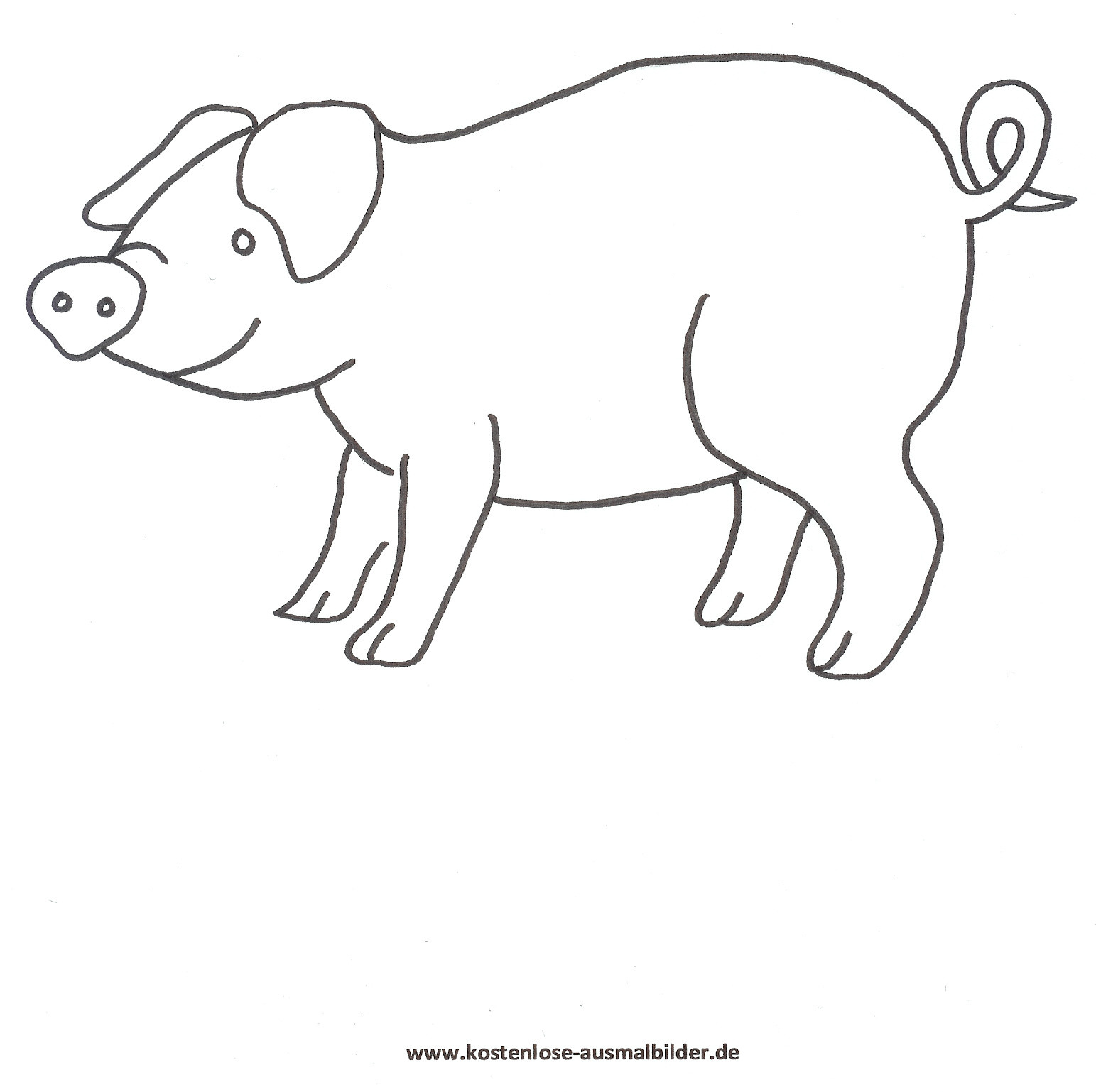 Ausmalbilder Schweine
 Ausmalbilder Schwein Tiere zum ausmalen