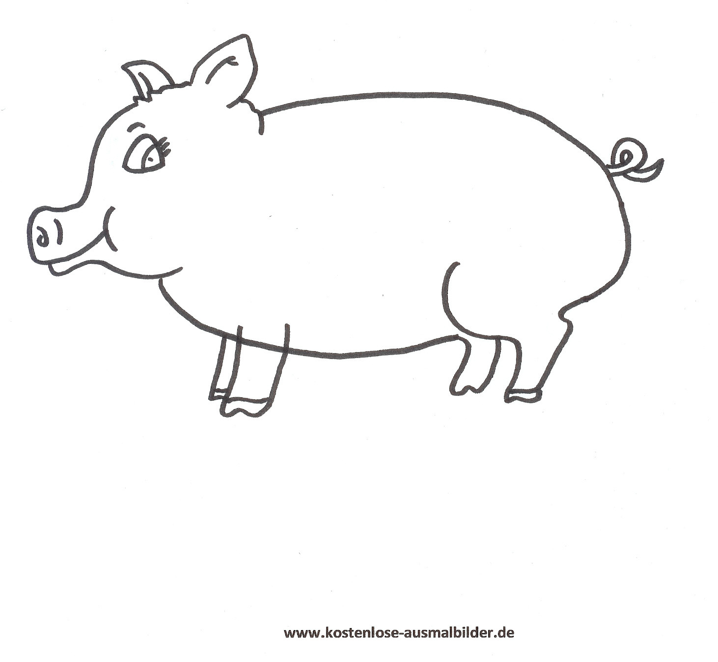 Ausmalbilder Schweine
 Ausmalbilder Schweinchen Tiere zum ausmalen