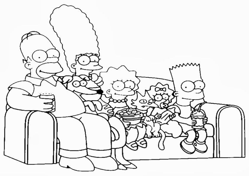 Ausmalbilder Simpsons
 Malvorlagen Gratis SIMPSONS MALVORLAGEN