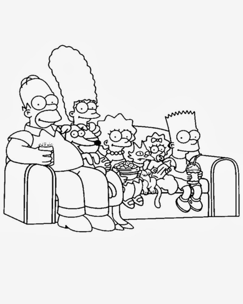Ausmalbilder Simpsons
 SIMPSONS MALVORLAGEN