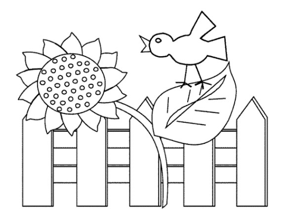 Ausmalbilder Sonnenblume
 Ausmalbilder zum Ausmalen Malvorlagen Sonnenblume kostenlos 1