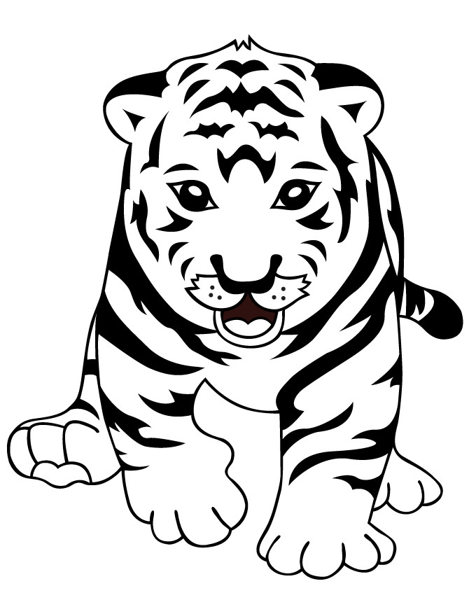 Ausmalbilder Tiger
 Malvorlagen fur kinder Ausmalbilder Tiger kostenlos
