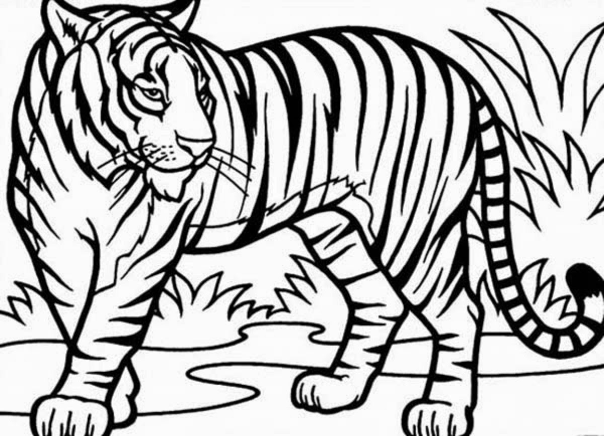 Ausmalbilder Tiger
 Malvorlagen fur kinder Ausmalbilder Tiger kostenlos