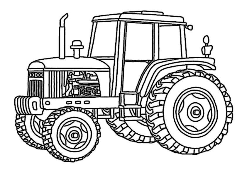 Ausmalbilder Traktoren
 traktor ausmalbilder 07 omalovanky