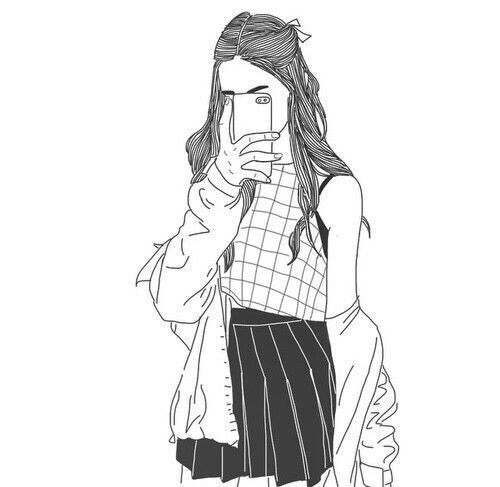 Ausmalbilder Tumblr Mädchen
 youngshizzle ♔ Drawing Pinterest