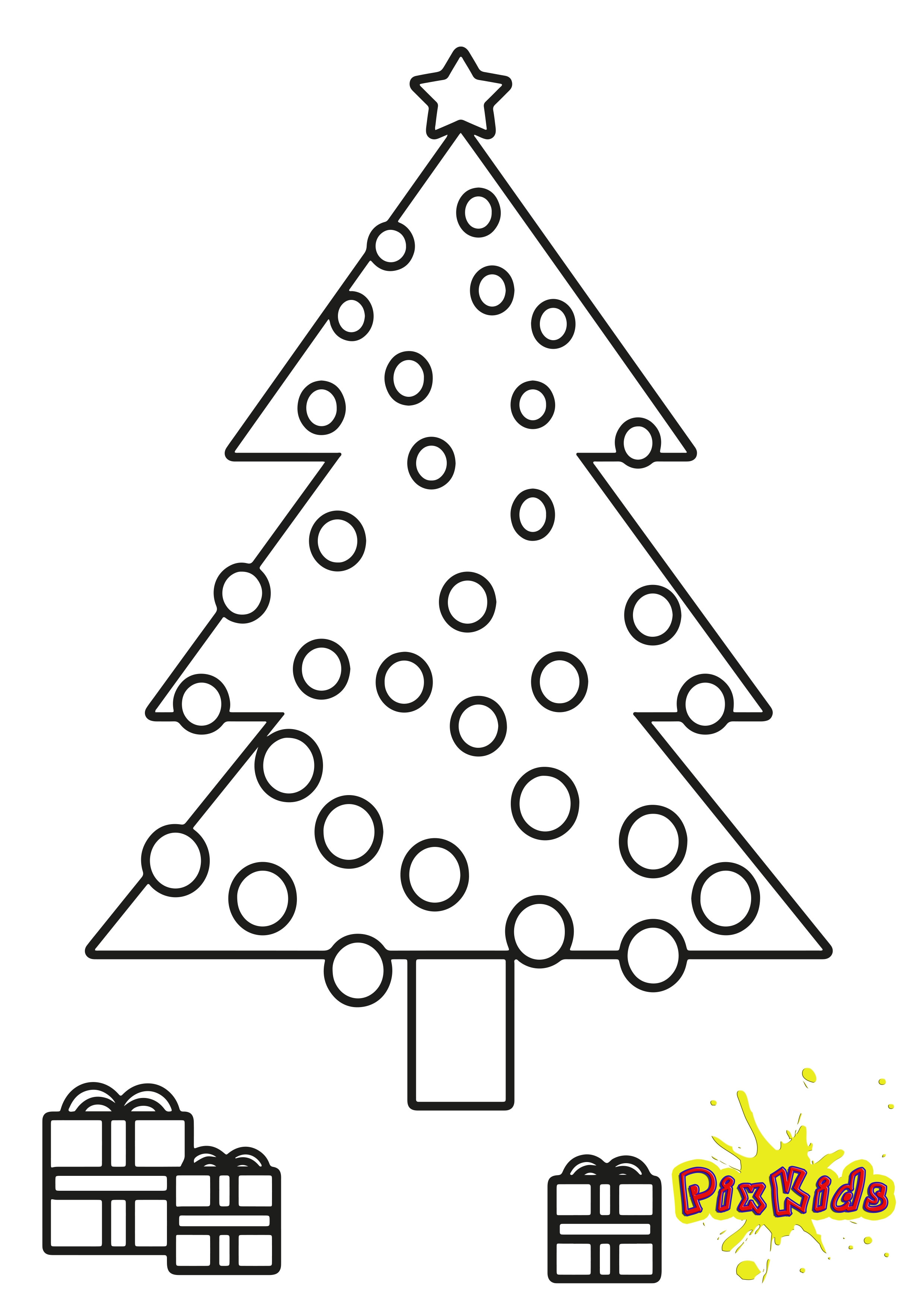 Ausmalbilder Weihnachtsbaum Mit Geschenken
 Ausmalvorlagen kostenlos zum ausdrucken
