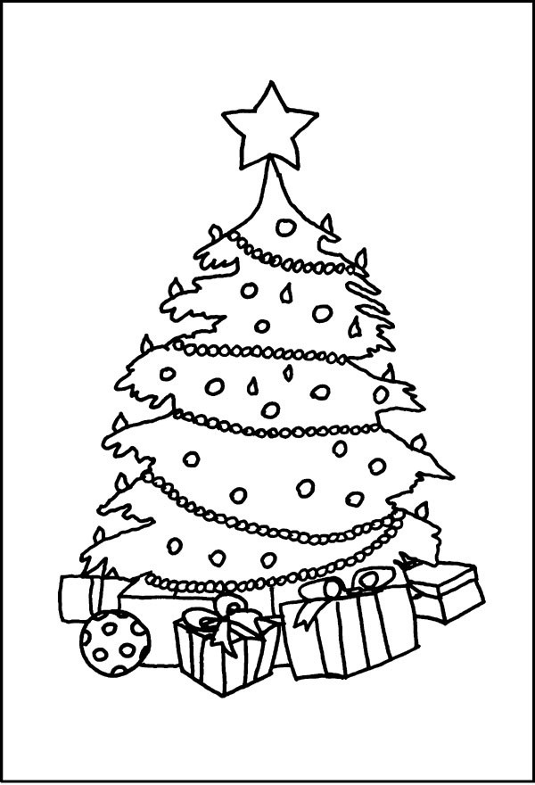 Ausmalbilder Weihnachtsbaum Mit Geschenken
 Weihnachten 39