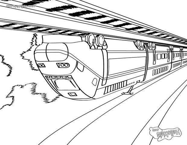 Ausmalbilder Züge
 Desenhos para colorir de desenho de um grande trem para