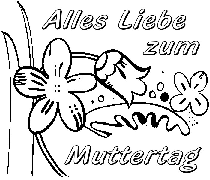 Ausmalbilder Zum Muttertag
 Muttertag Malvorlagen Ausmalbilder