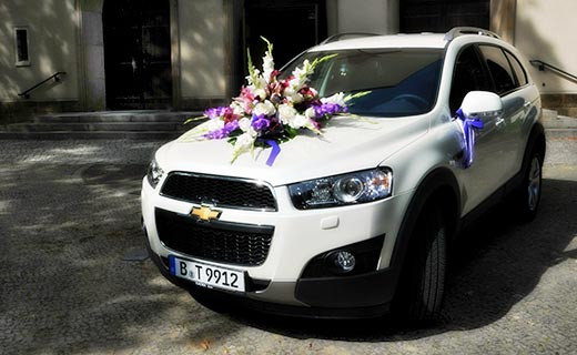 Auto Für Hochzeit
 Zur Hochzeit wunderschöne Blumen Sträusse Gestecke