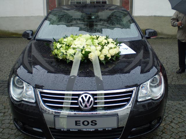 Auto Hochzeit
 Blumen Hartmann