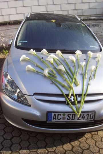 Auto Schmücken Hochzeit
 Autoschmuck Casa Verde Blumendekorationen