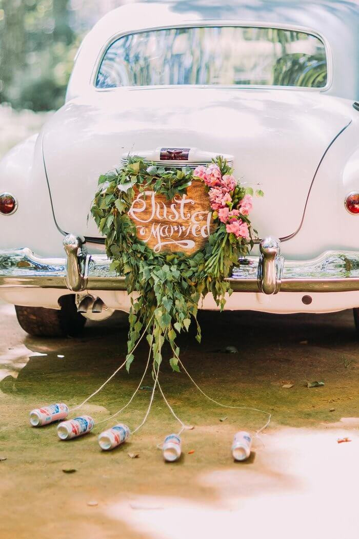 Autofahnen Hochzeit
 Autoschmuck zur Hochzeit