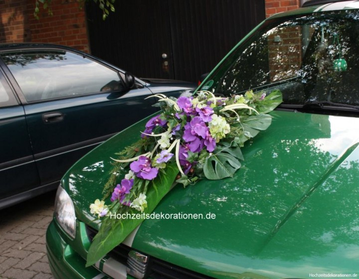 Autoschmuck Hochzeit
 Autogsteck orchideen Hochzeit