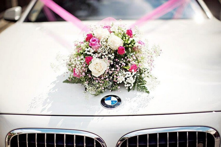 Autoschmuck Hochzeit Blumen
 Autoschmuck für Hochzeit 55 Dekoideen mit Blumen