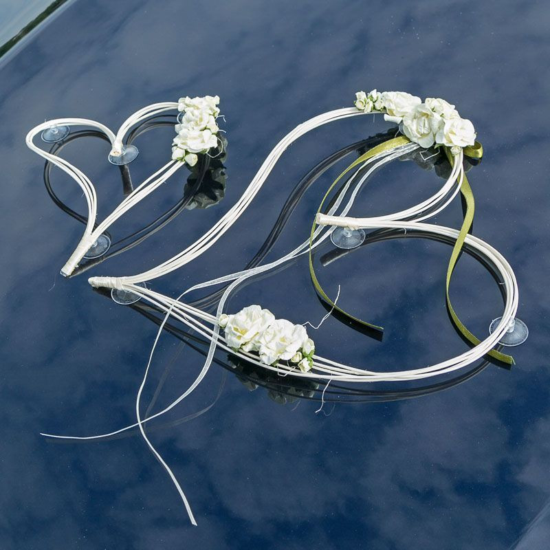 Autoschmuck Hochzeit Online Kaufen
 Autoschmuck zur Hochzeit Vintage Herzen