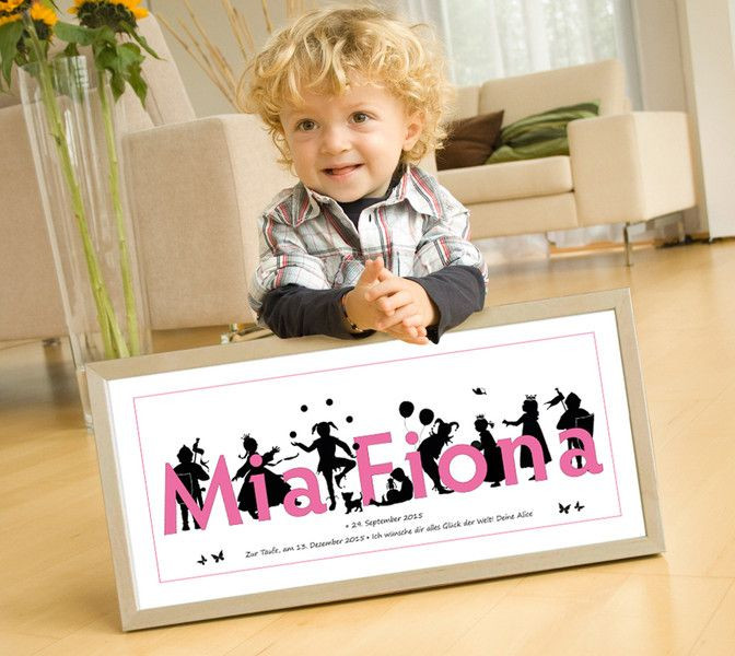 Baby Geschenke Personalisiert
 Geschenk zur Geburt Taufgeschenk personalisiert von miko