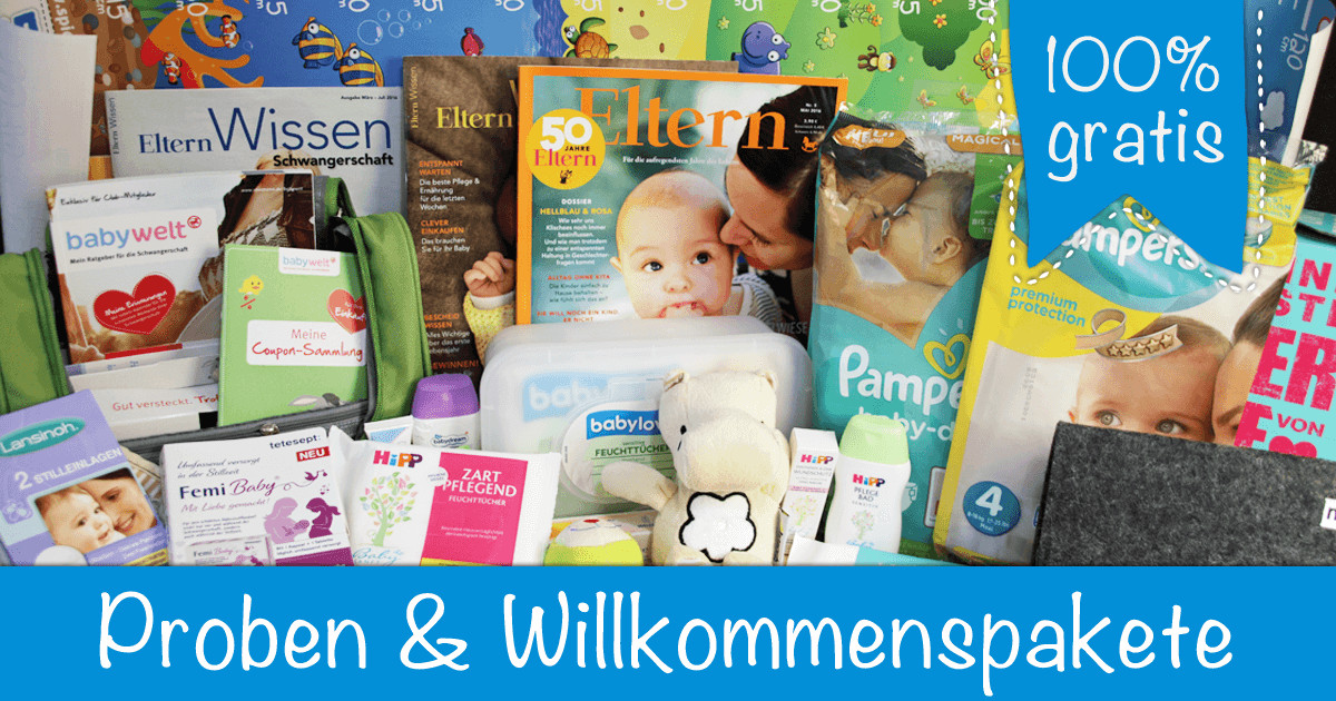 Baby Gratis Geschenke
 23 Gratisproben und Willkommenspakete für Babys