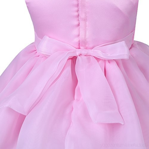 Baby Kleid Für Hochzeit
 Tiaobug Baby Kleid für Mädchen weiß Taufkleider baby