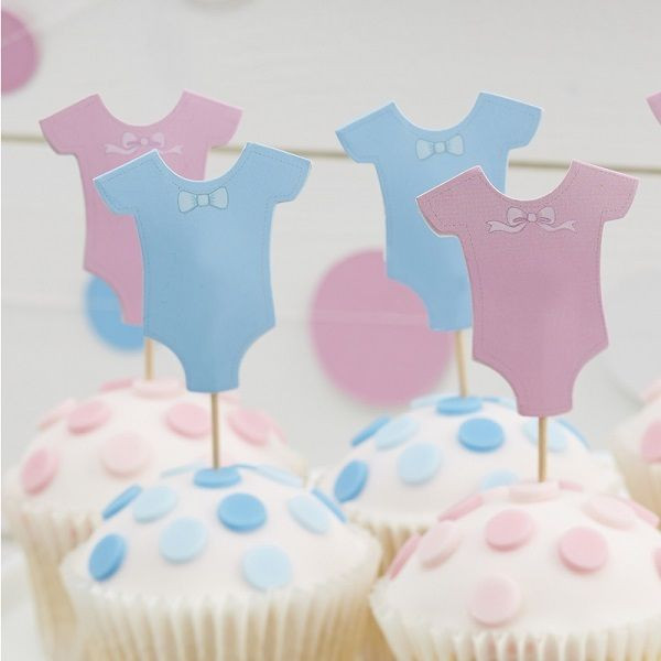 Baby Kuchen
 Cupcake Toppers Baby rosa blau 193 Kuchen Deko Party Baby