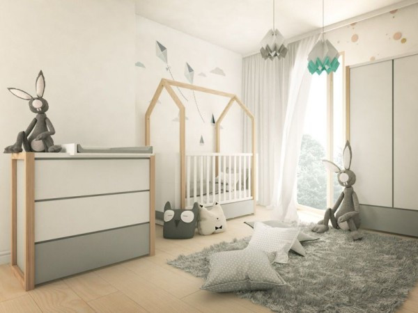 Babyzimmer Komplett Set
 Babyzimmer Holz komplett 4 tlg Dinky Castle online